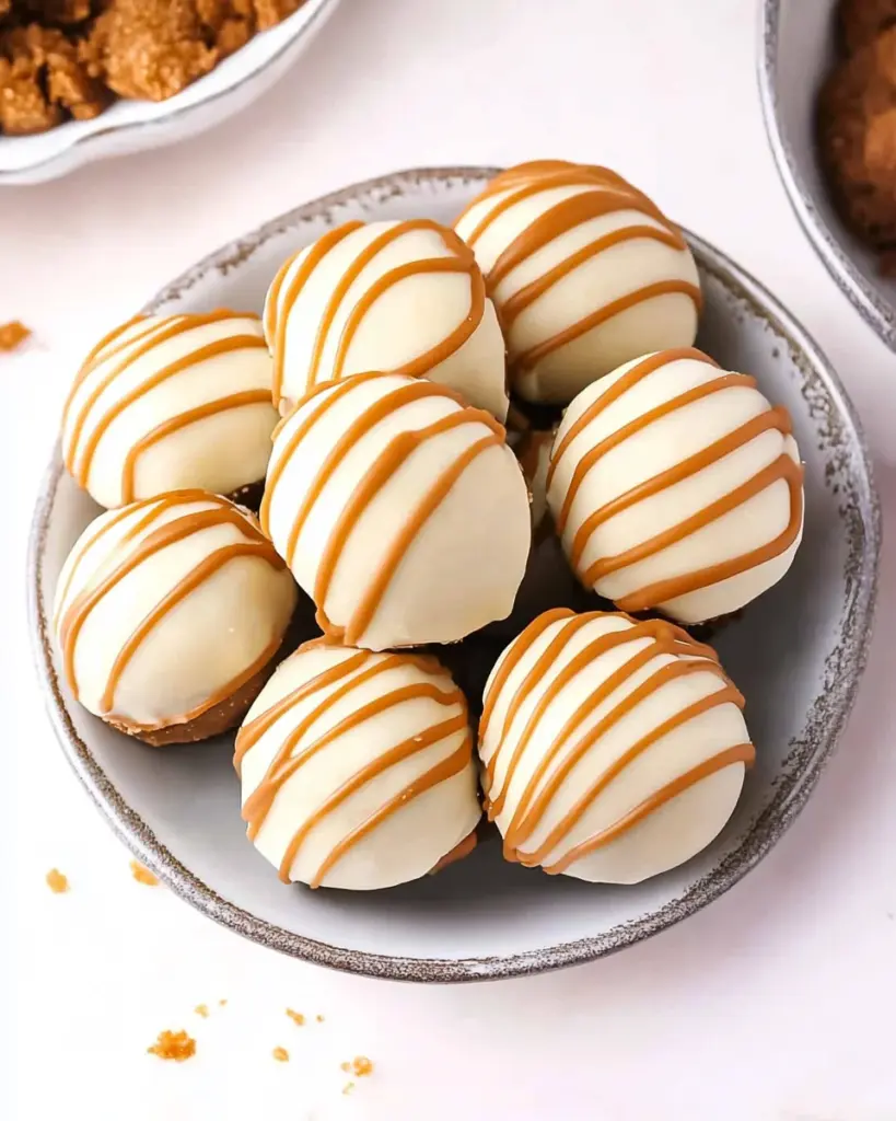 No-Bake Biscoff Cookie Truffles