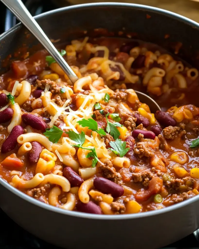 One Pot Chili Mac