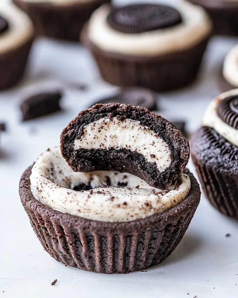 Oreo Cheesecake Cookie Cups