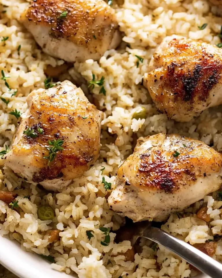 Oven-Baked Chicken and Rice
