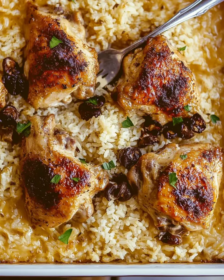 Oven Baked Chicken and Rice