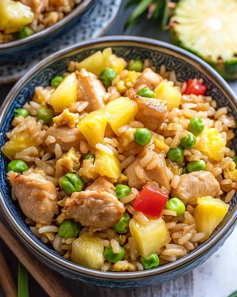 Pineapple Chicken Fried Rice