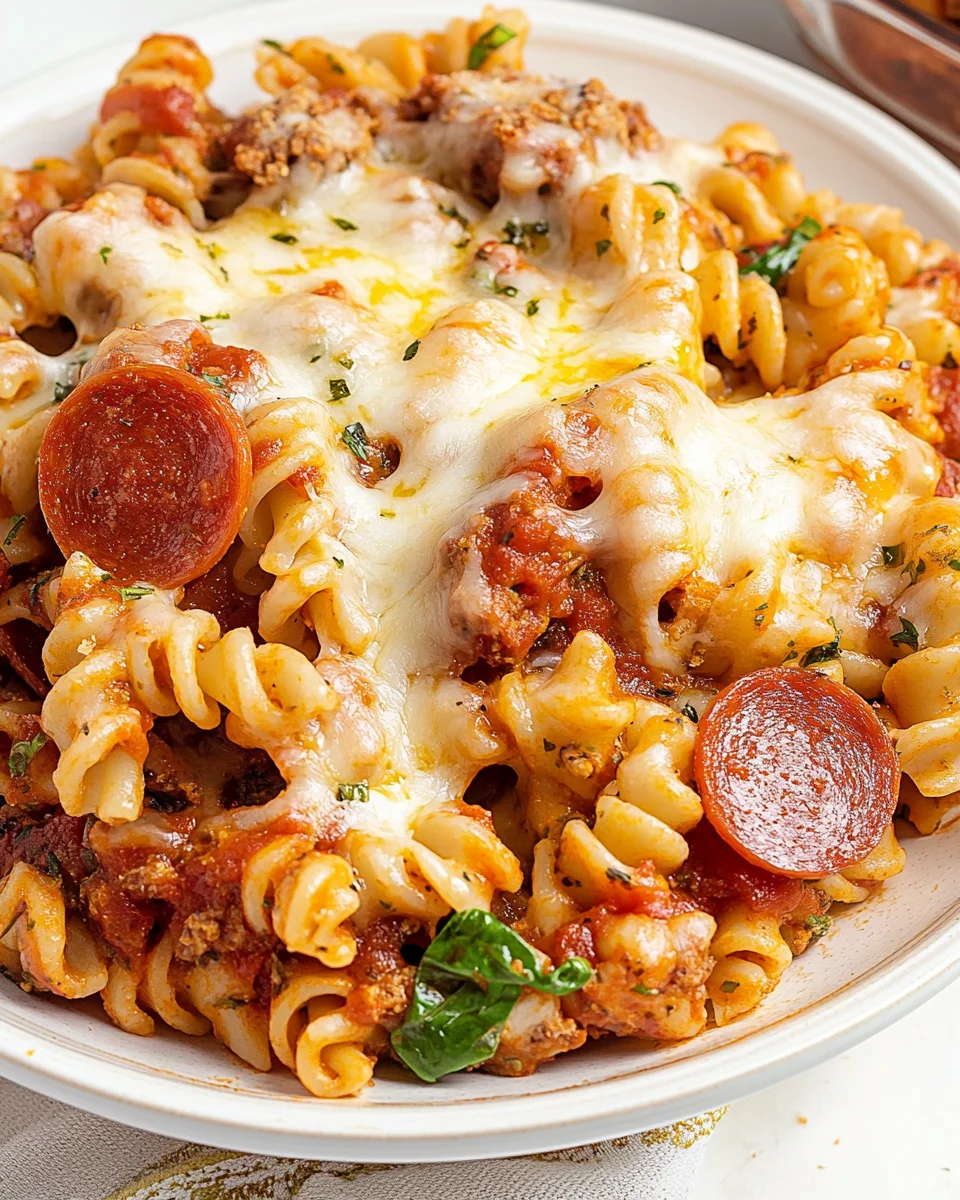 Pizza Pasta Casserole