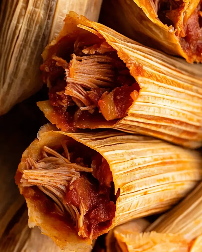 Pork Tamales Rojos