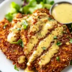 Pretzel Crusted Chicken with Honey Mustard Sauce