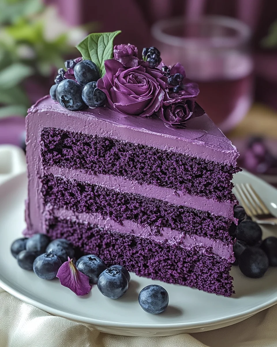Purple Velvet Cake