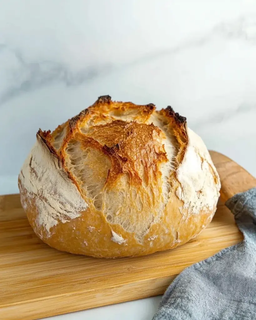 Quick and Easy No-Knead Bread