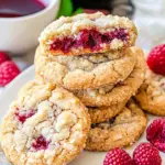 Raspberry Crumble Cookies