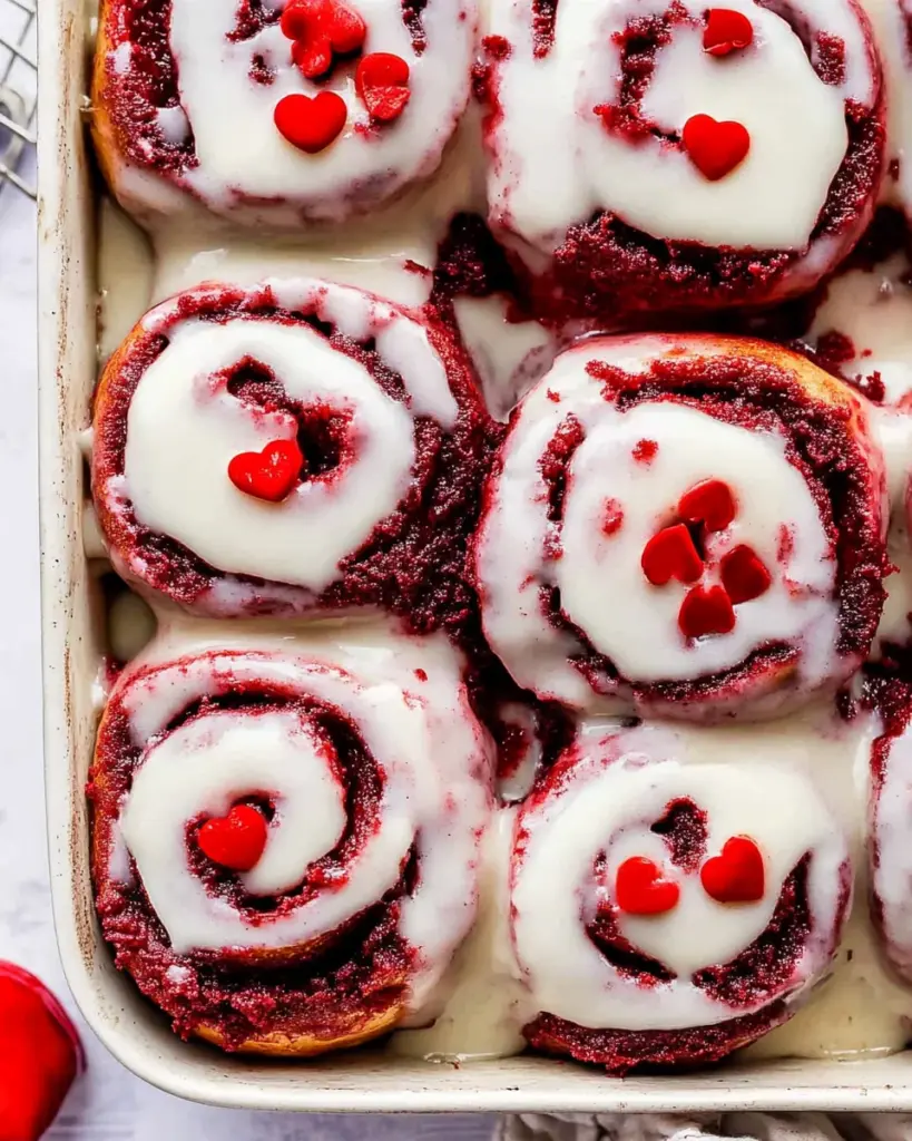 Red Velvet Cinnamon Rolls