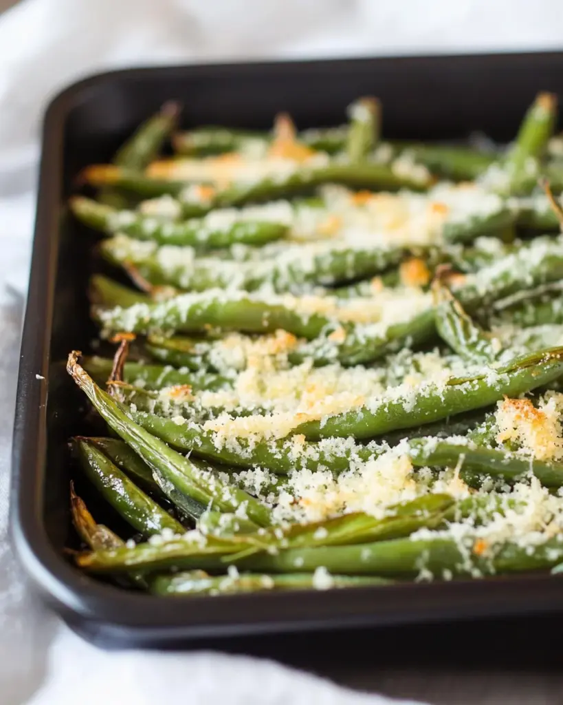 Roasted Parmesan Green Beans