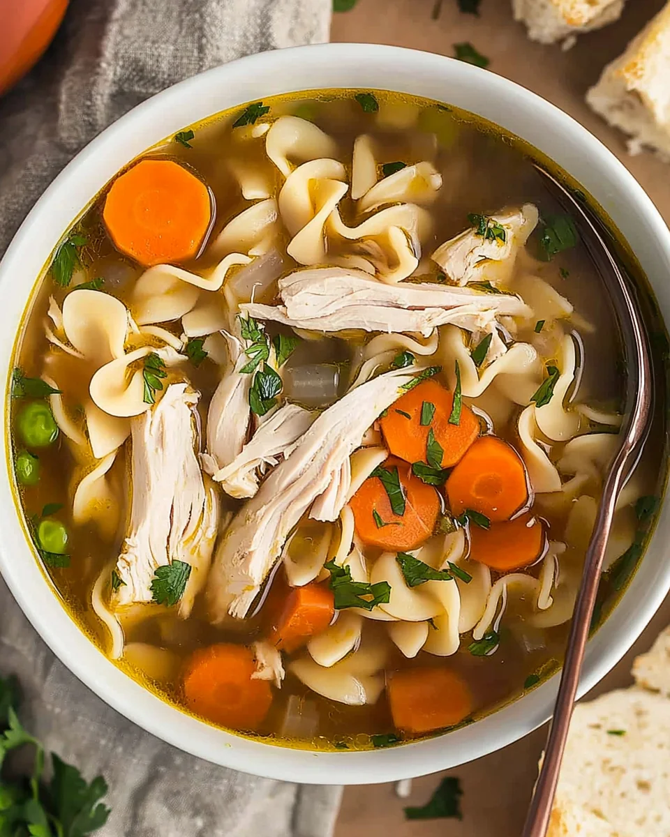 Rotisserie Chicken Noodle Soup