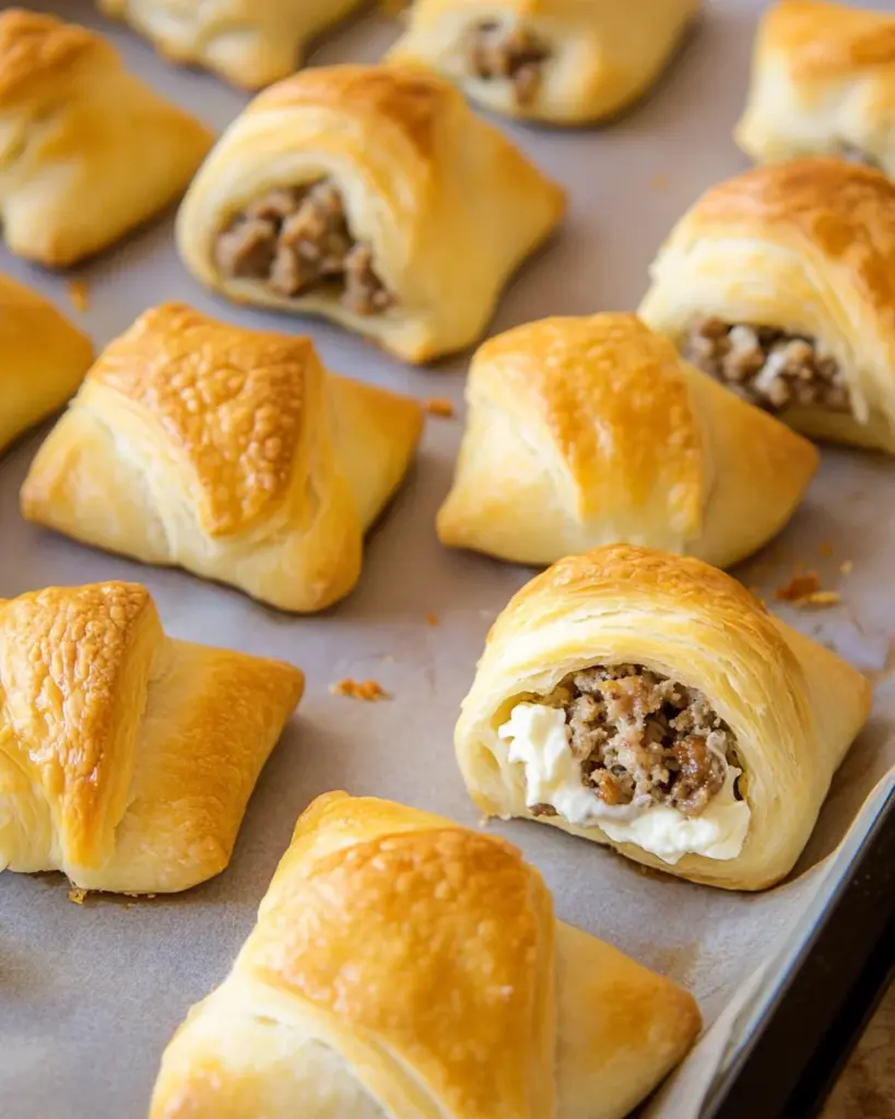 Sausage Cream Cheese Crescent Rolls