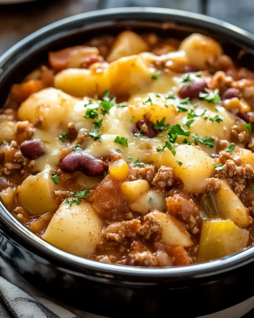 Slow Cooker Cowboy Casserole
