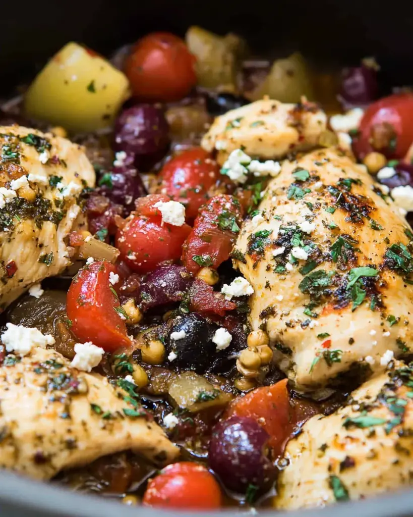 Slow Cooker Greek Chicken