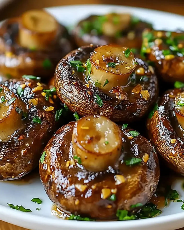 Steakhouse Garlic Butter Mushrooms