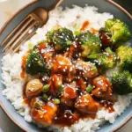Sticky Chicken Rice Bowls