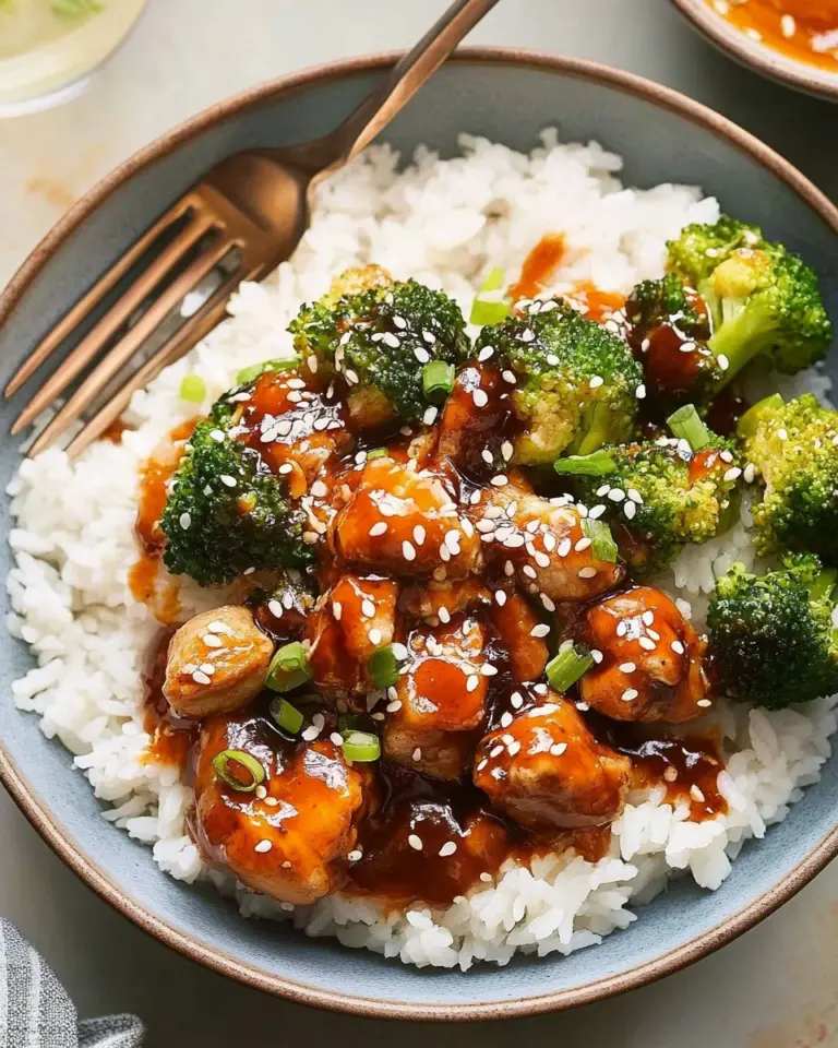 Sticky Chicken Rice Bowls