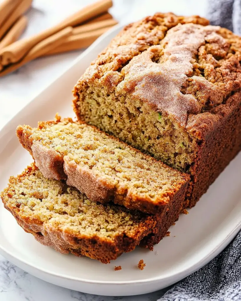 The Best Snickerdoodle Zucchini Bread