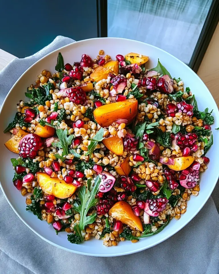 Winter Pomegranate and Grain Salad