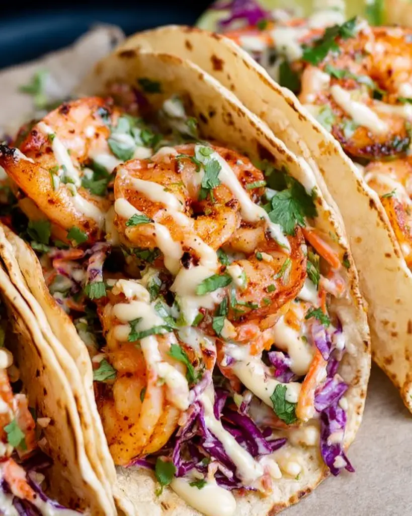15 Minute Easy Shrimp Tacos Recipe