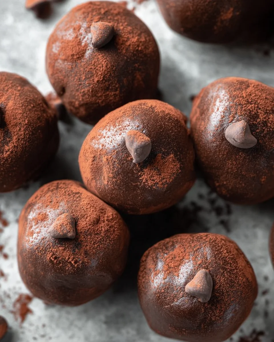 3-Ingredient No Bake Brownie Bites
