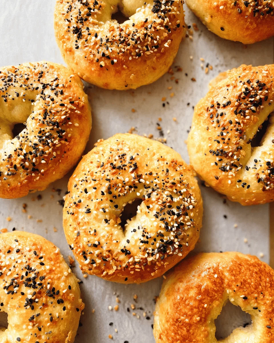 3 Ingredient Air Fryer Bagels