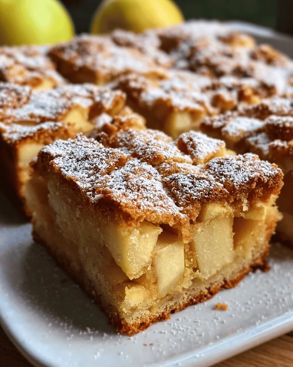 3 Ingredient Apple Cake