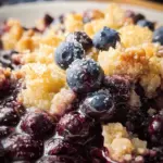4 Ingredient Blueberry Cobbler