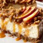 Apple Crisp Cheesecake