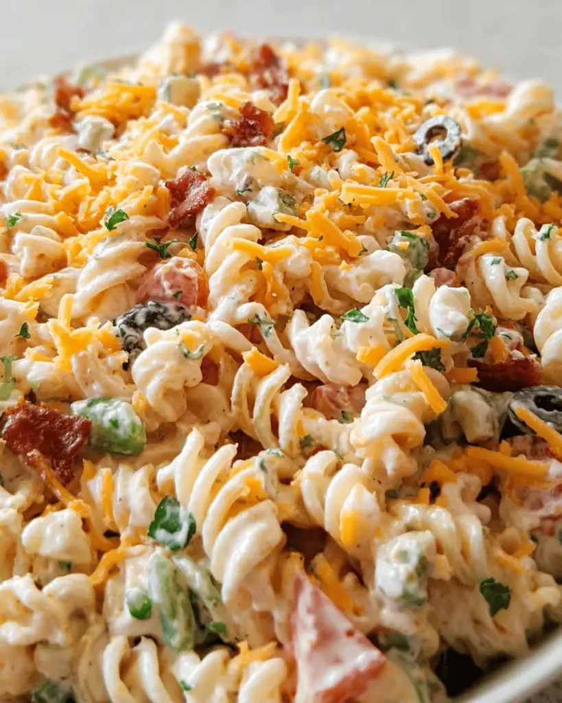 Bacon Ranch Pasta Salad