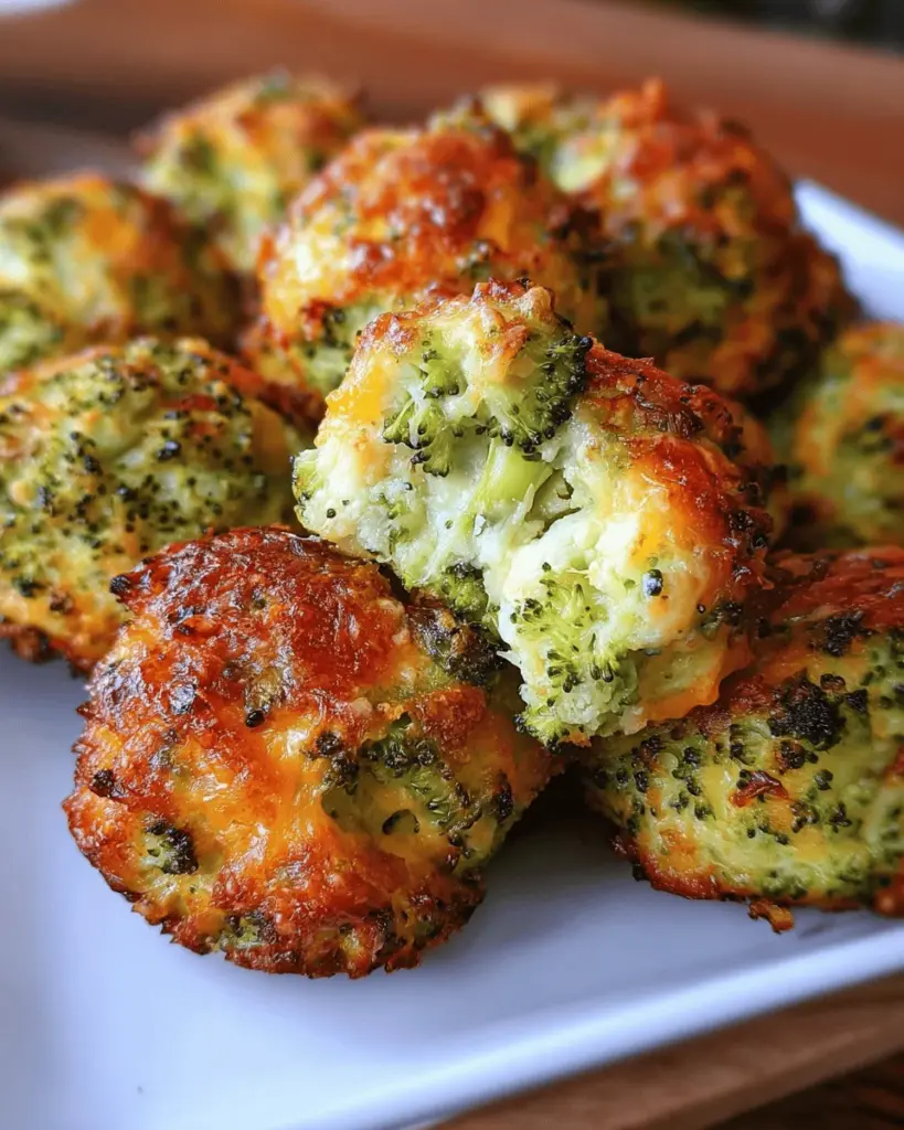 Baked Broccoli Cheese Balls
