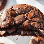 Bakery Style Double Chocolate Chip Cookies