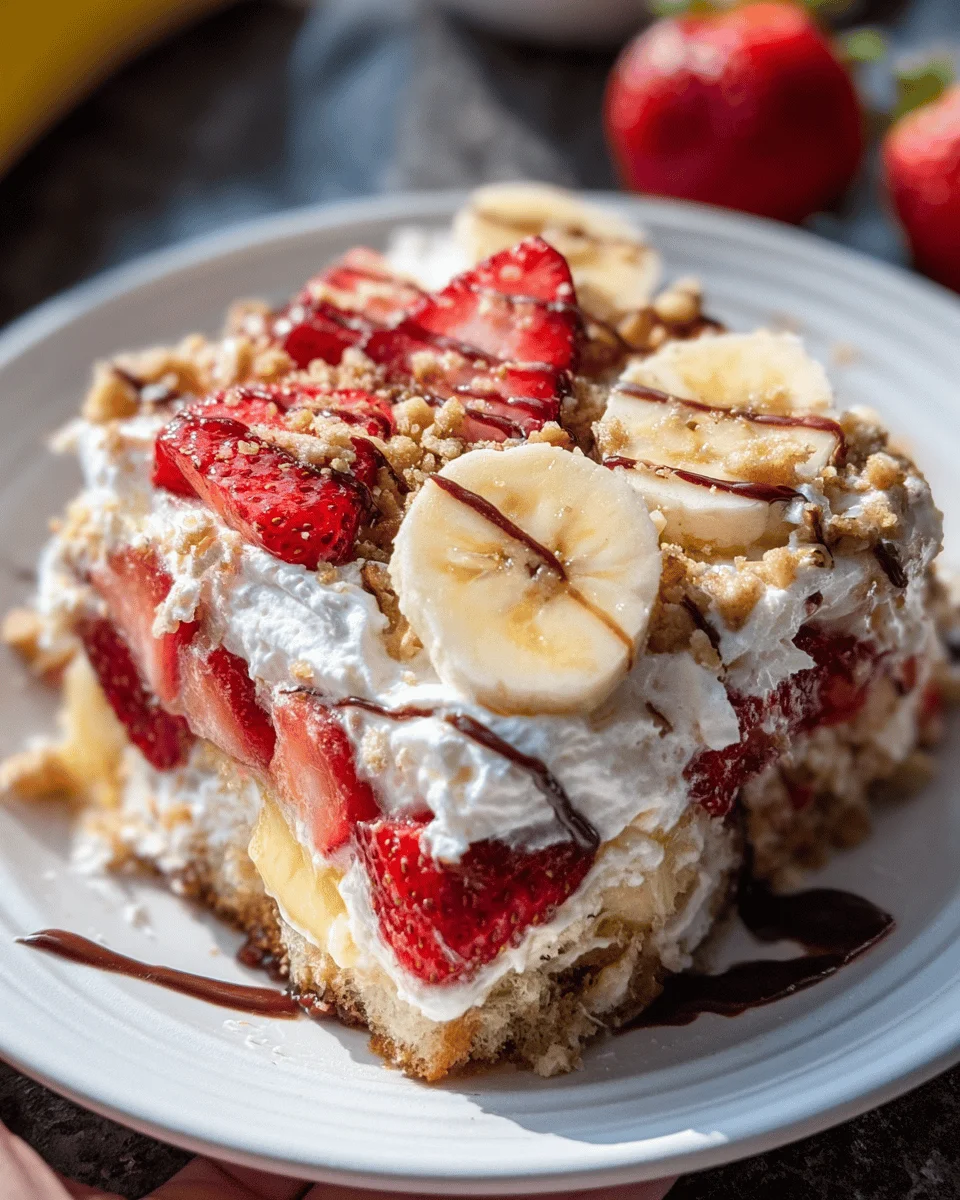 Banana Split Dump Cake Recipe