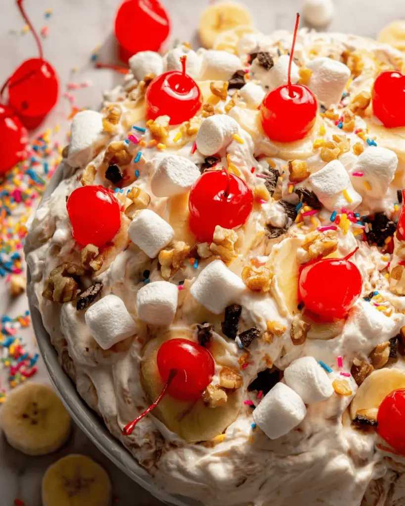Banana Split Fluff Salad