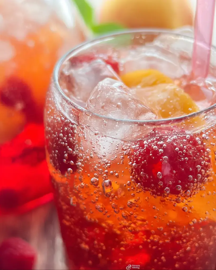 Bellini Peach Raspberry Iced Tea