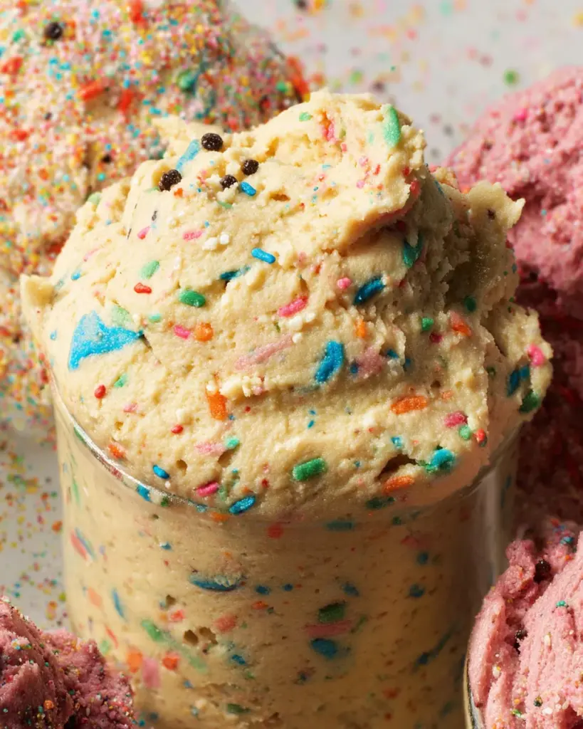 Birthday Cake Protein Cookie Dough