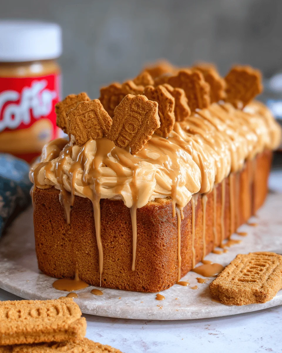 Biscoff Loaf Cake