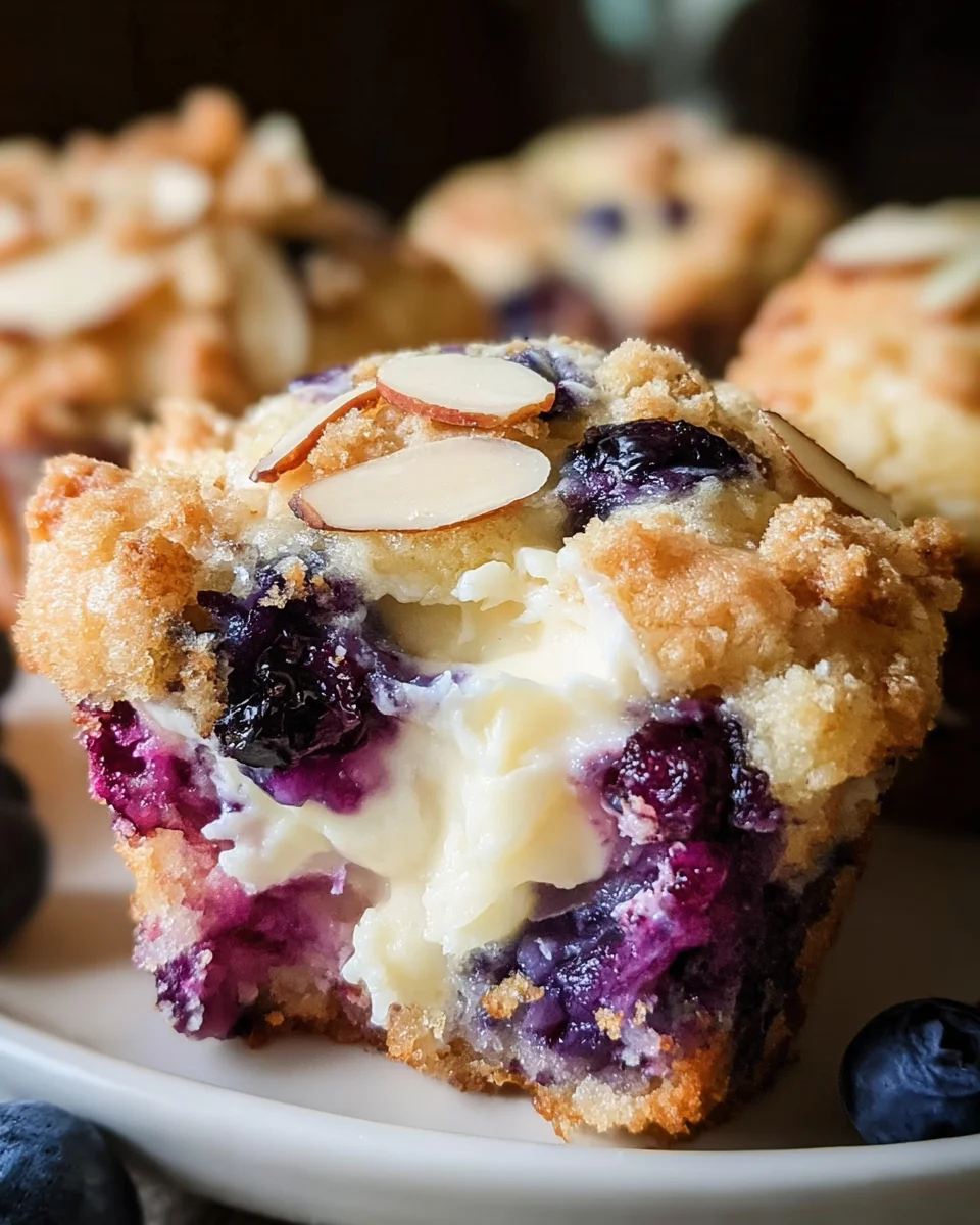 Blueberry Cream Cheese Muffins