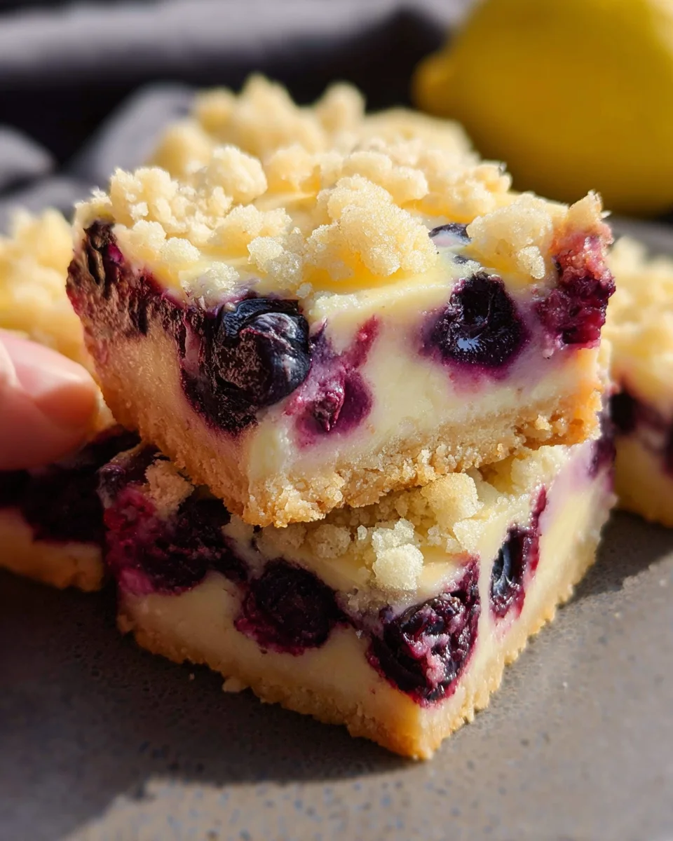 Blueberry Lemon Pie Bars
