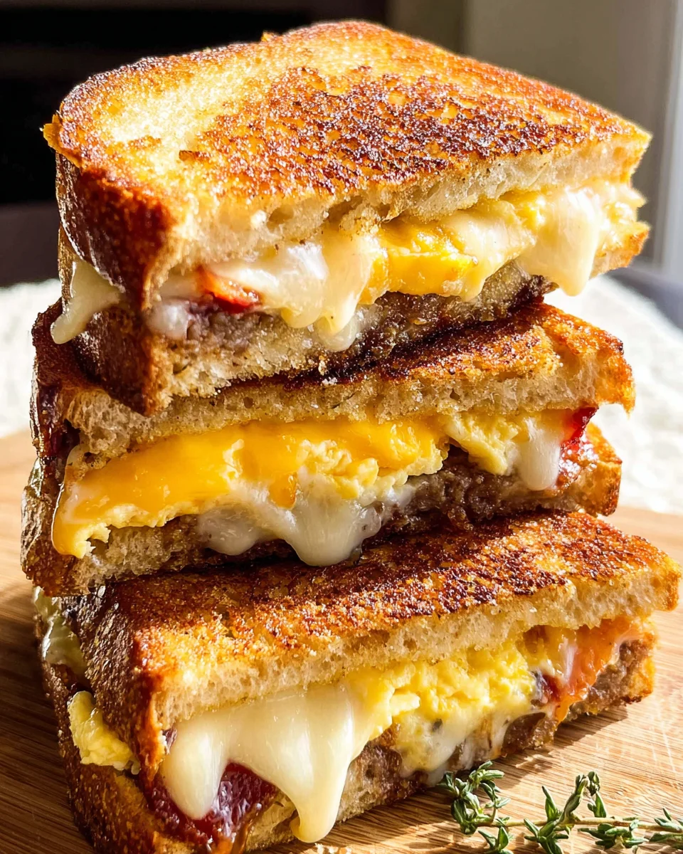 Breakfast Grilled Cheese