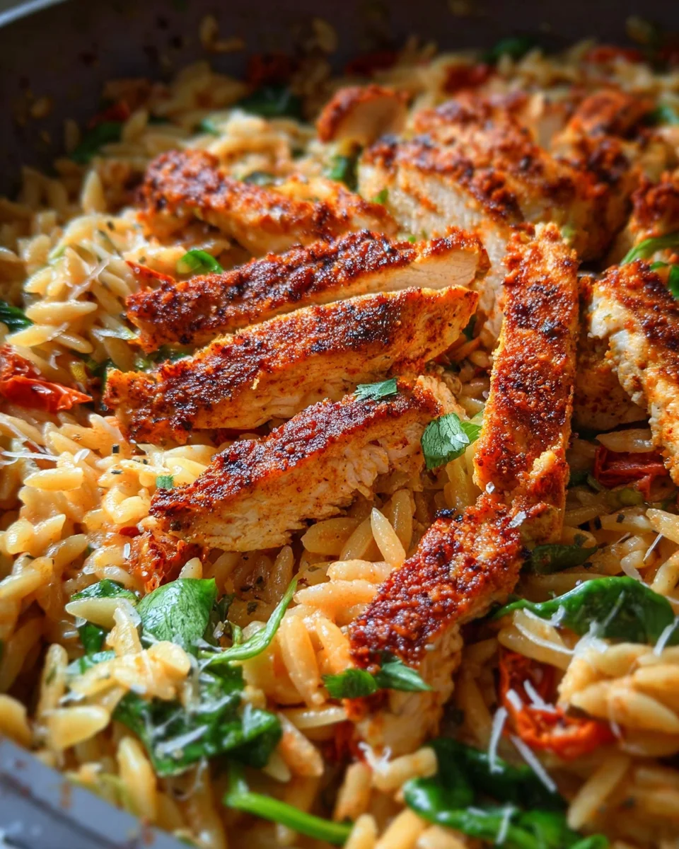 Cajun Chicken Orzo
