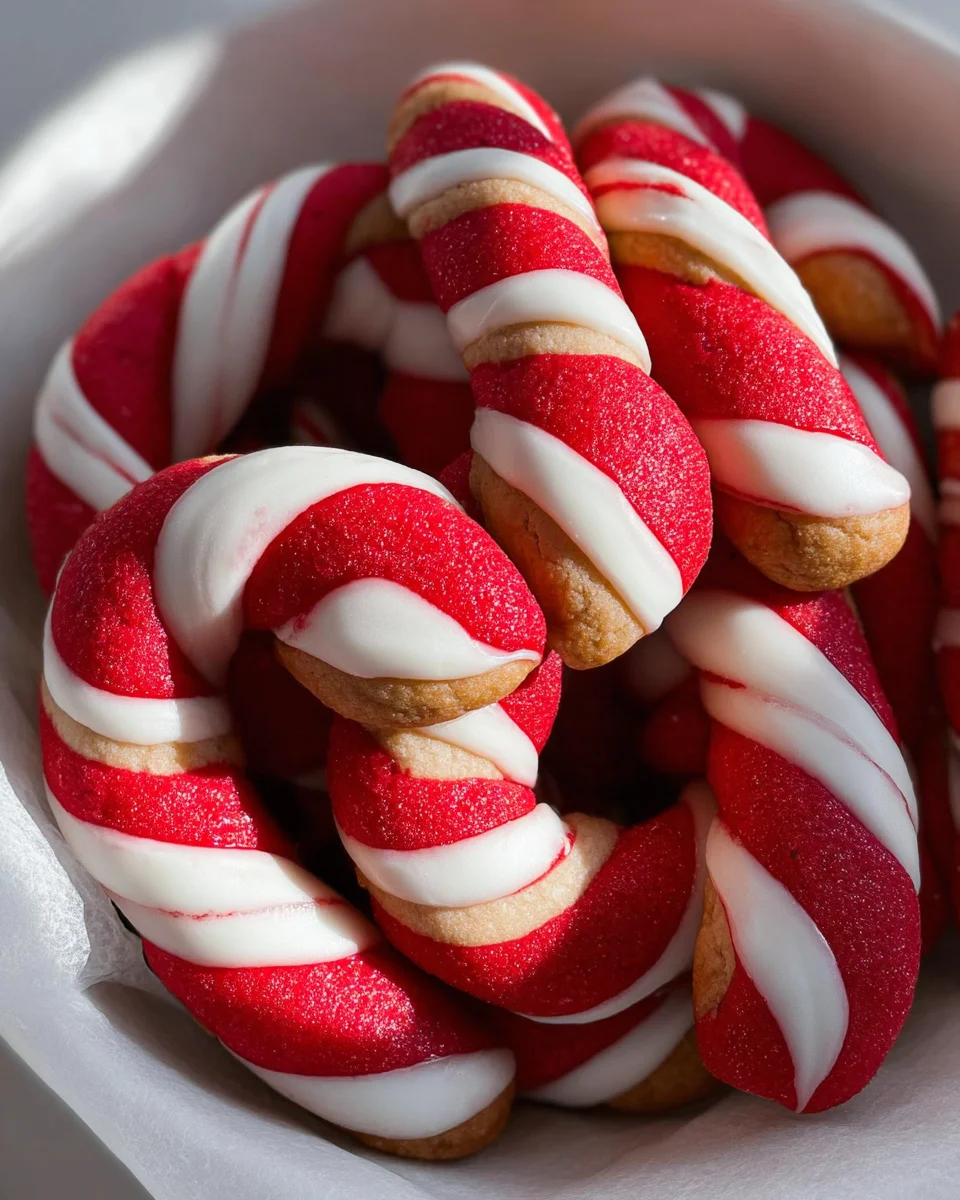 Candy Cane Cookies Recipe