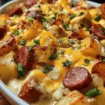 Cheesy Ranch Potatoes and Smoked Sausage