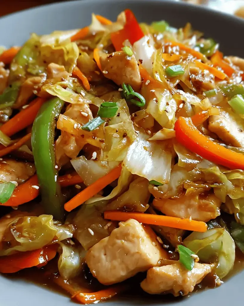 Chicken Cabbage Stir-Fry Recipe