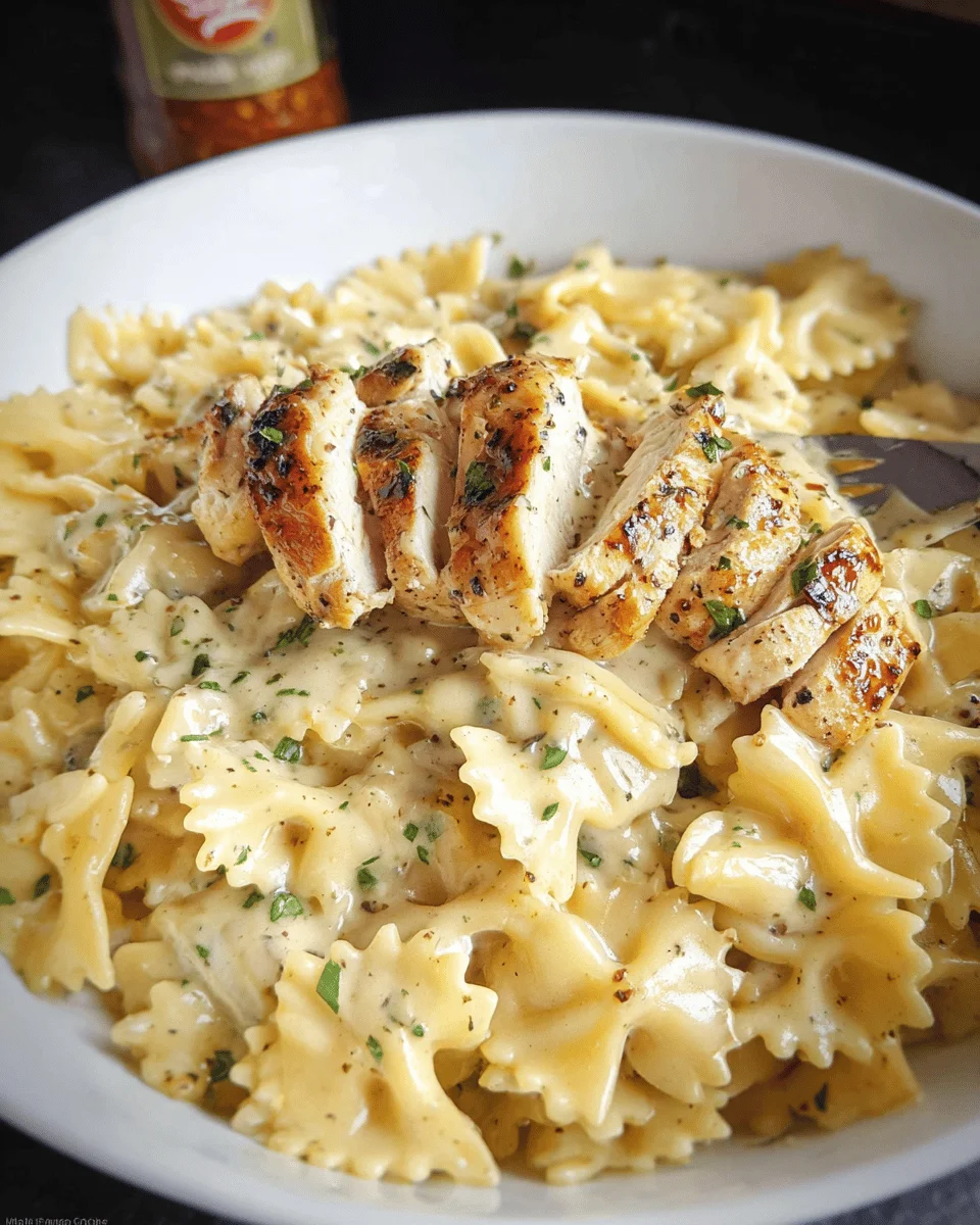 Chicken Garlic Parmesan Pasta