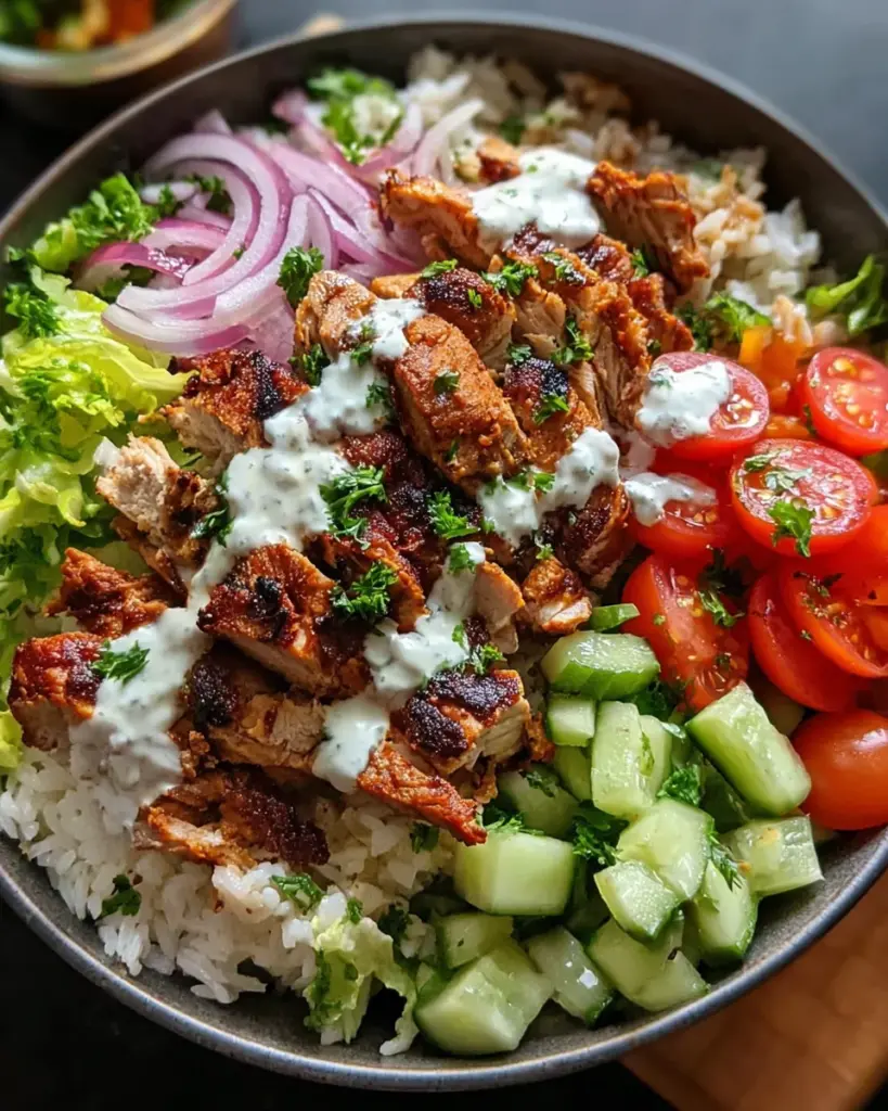 Chicken Shawarma Bowl Recipe