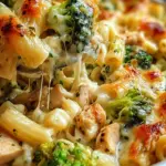 Chicken and Broccoli Alfredo Bake