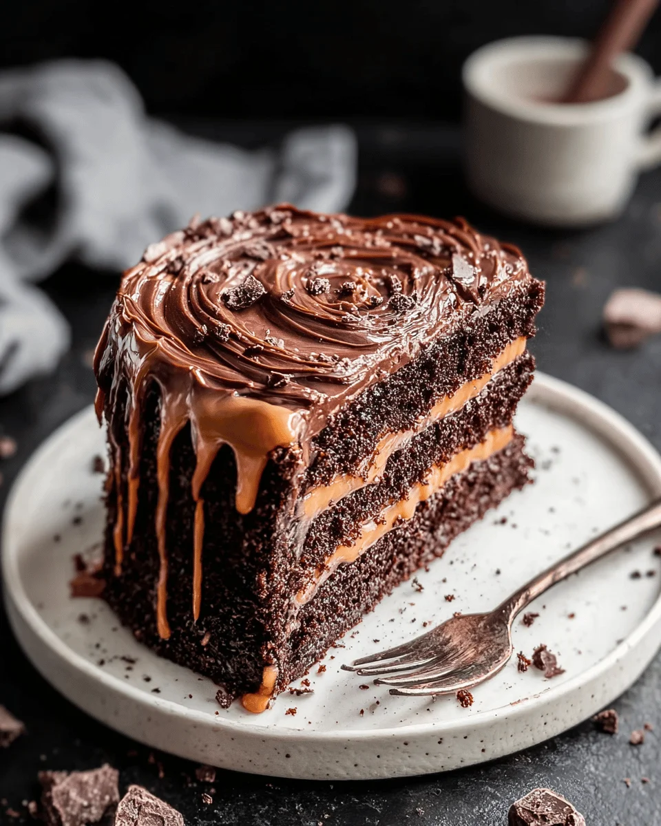 Chocolate Dulce de Leche Cake