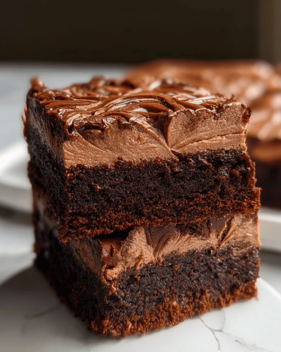 Chocolate Mousse Brownies Recipe