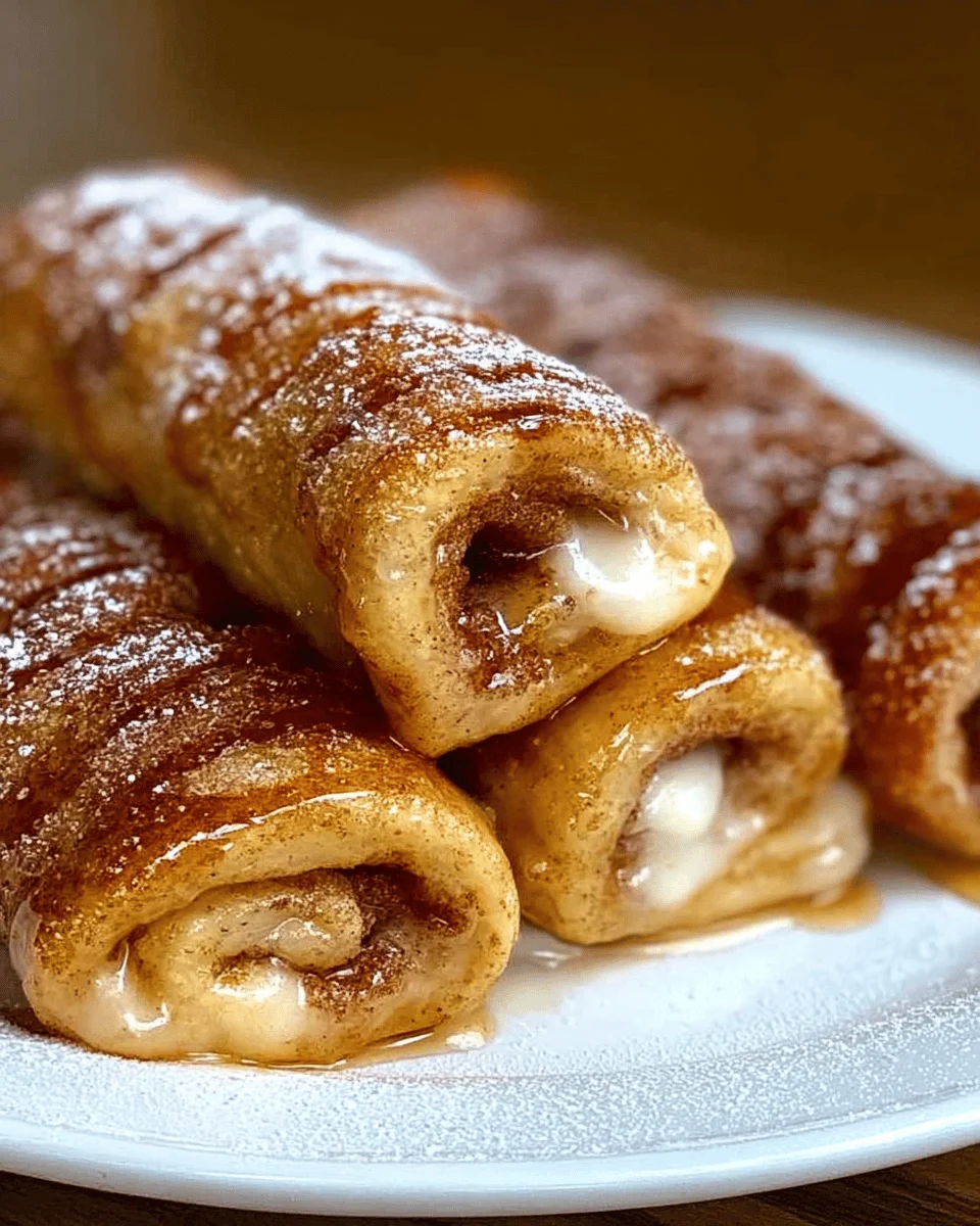 Cinnamon Roll French Toast Roll-Ups